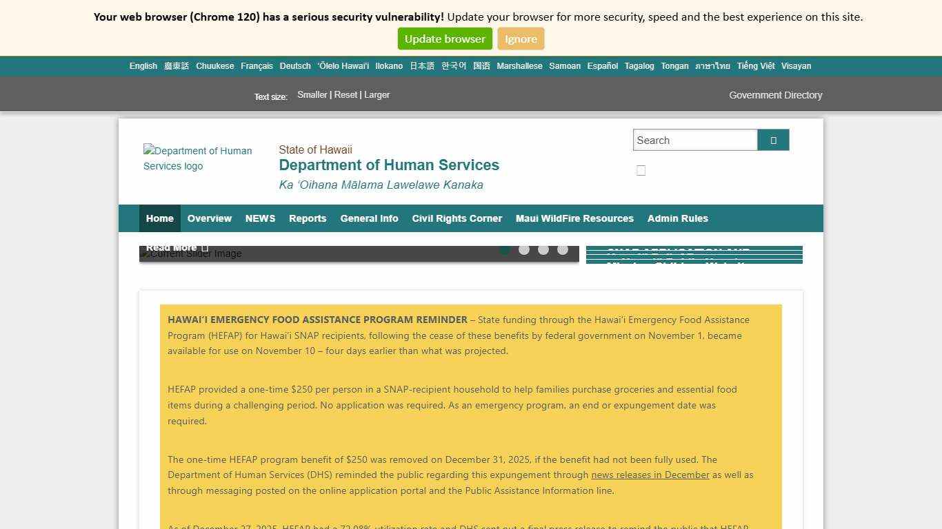 Department of Human Services